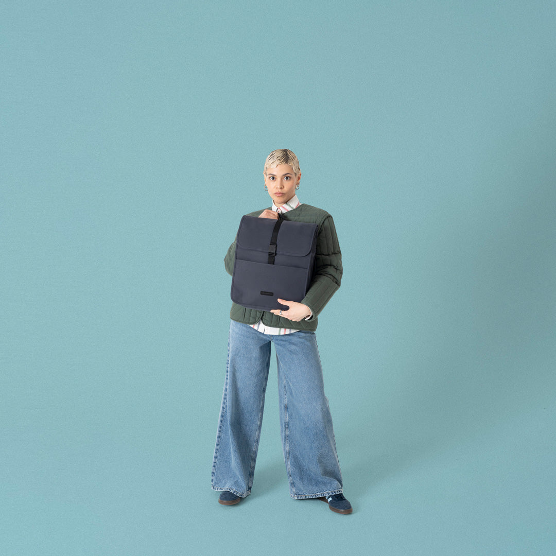 Kato Flap-Top Backpack - Dark Navy