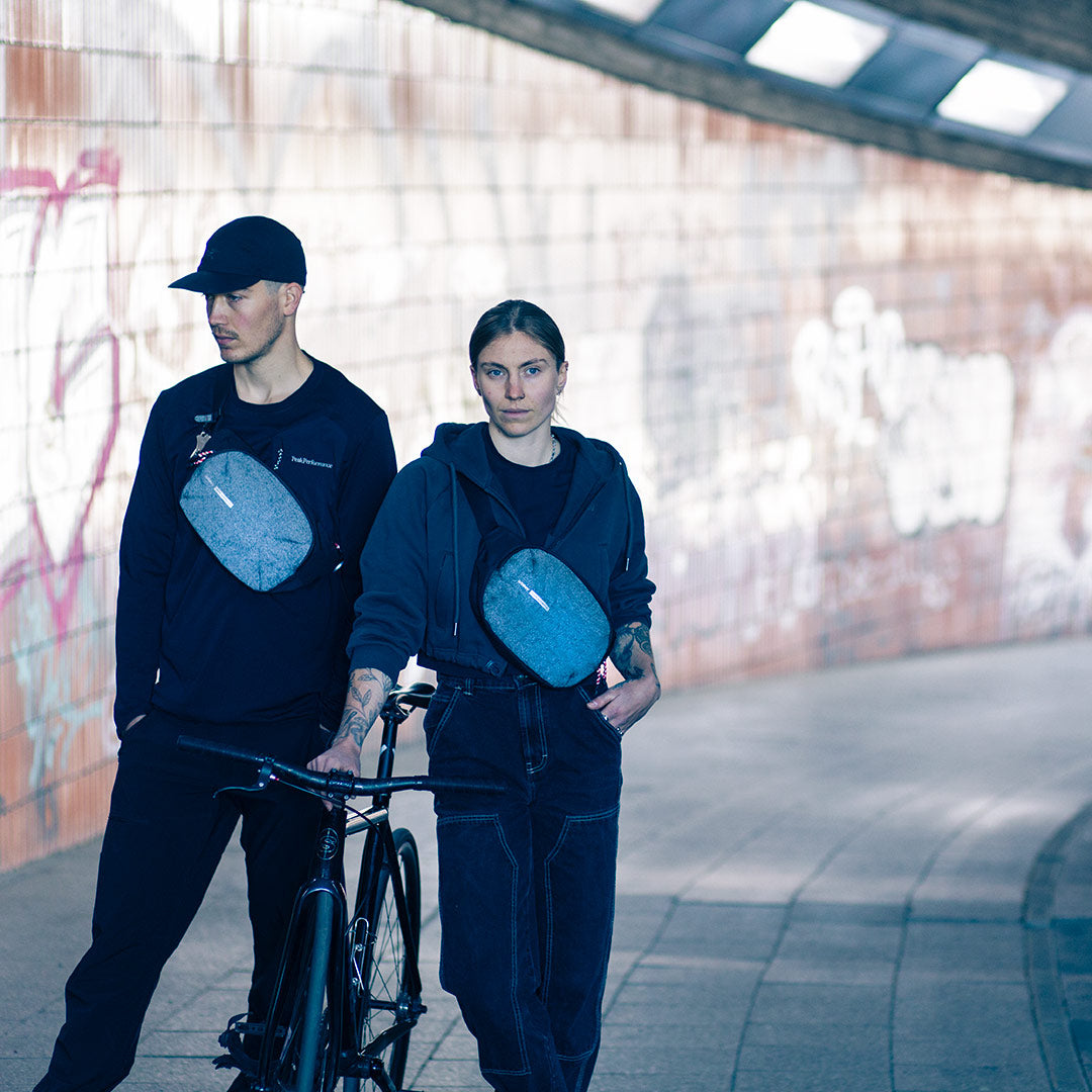 Urban Sling Bag - Black Reflective