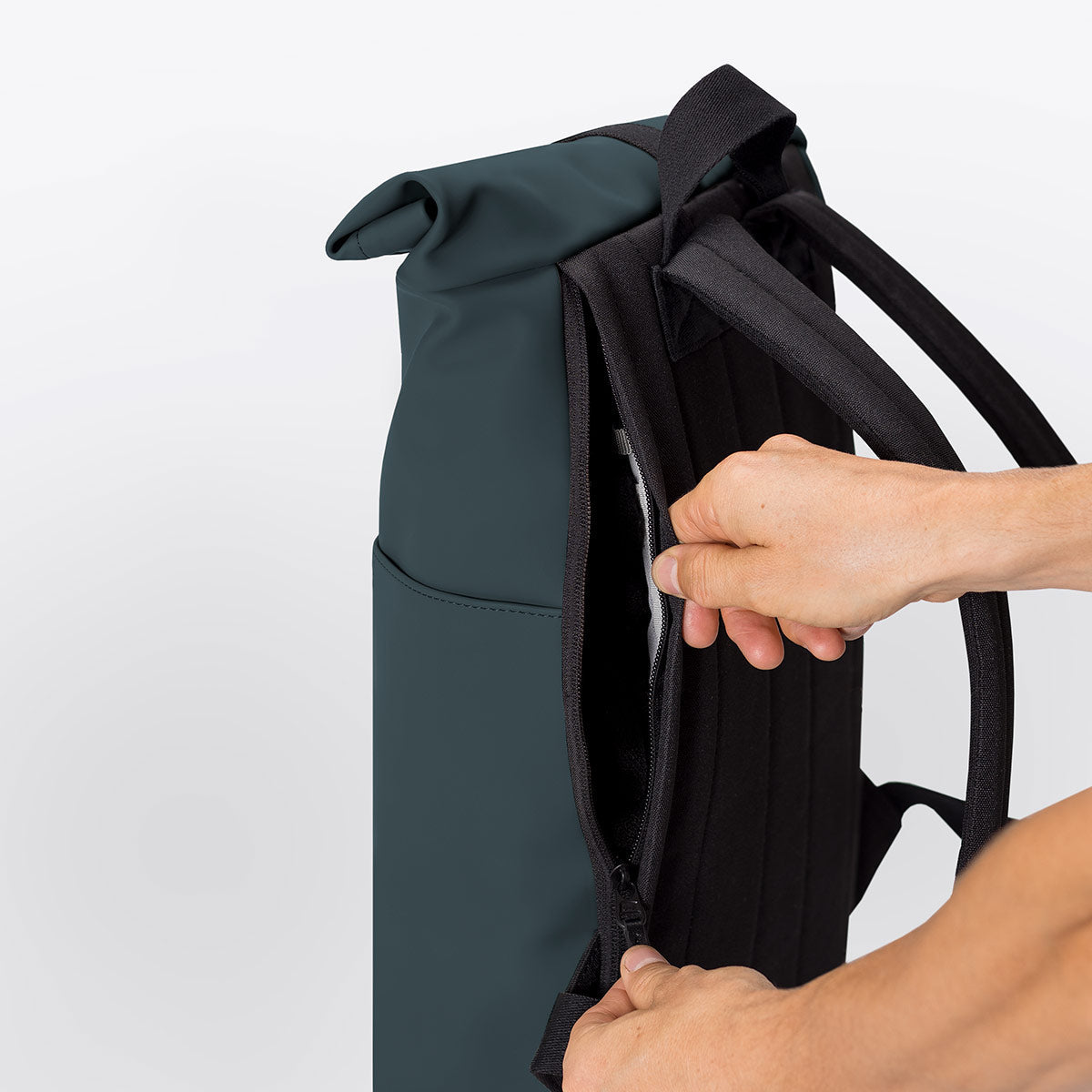 Hajo Roll-Top Backpack - Forest / Mini