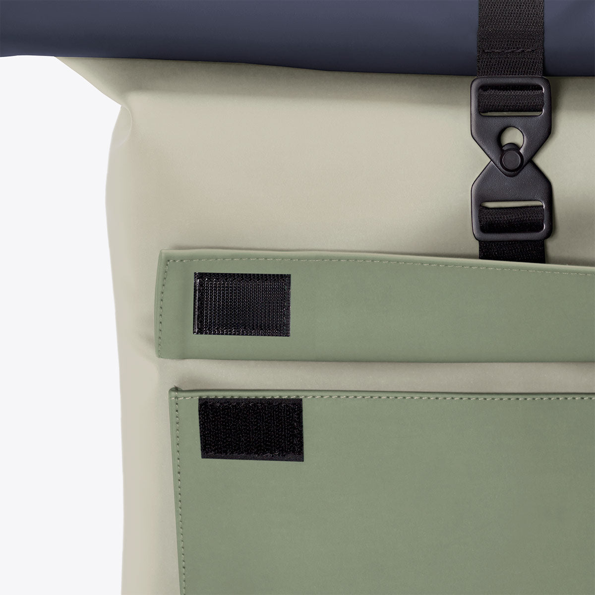 Jasper Roll-Top Backpack - Pastel Green - Sage Green / Medium