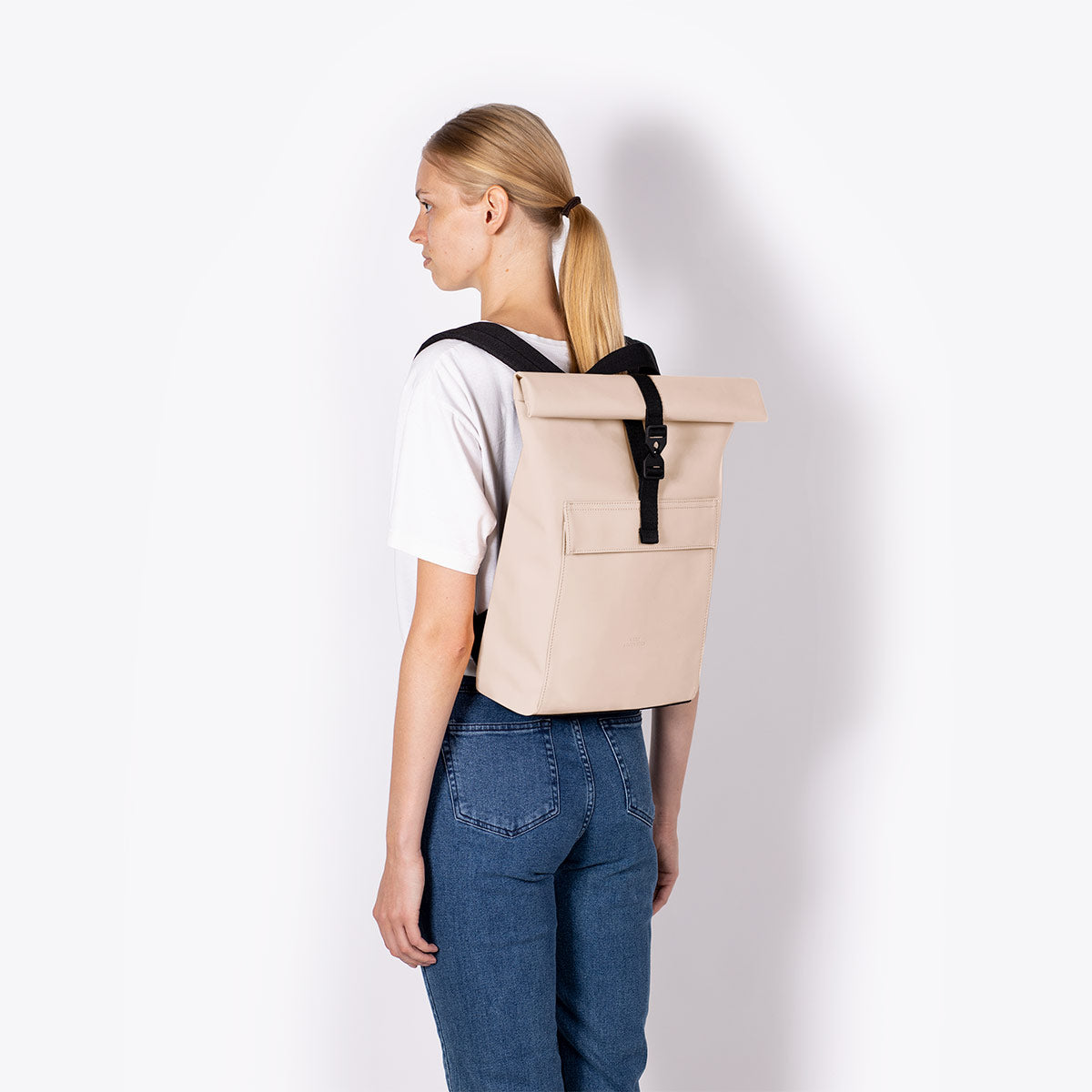 Jasper Roll-Top Backpack - Light Apricot / Mini