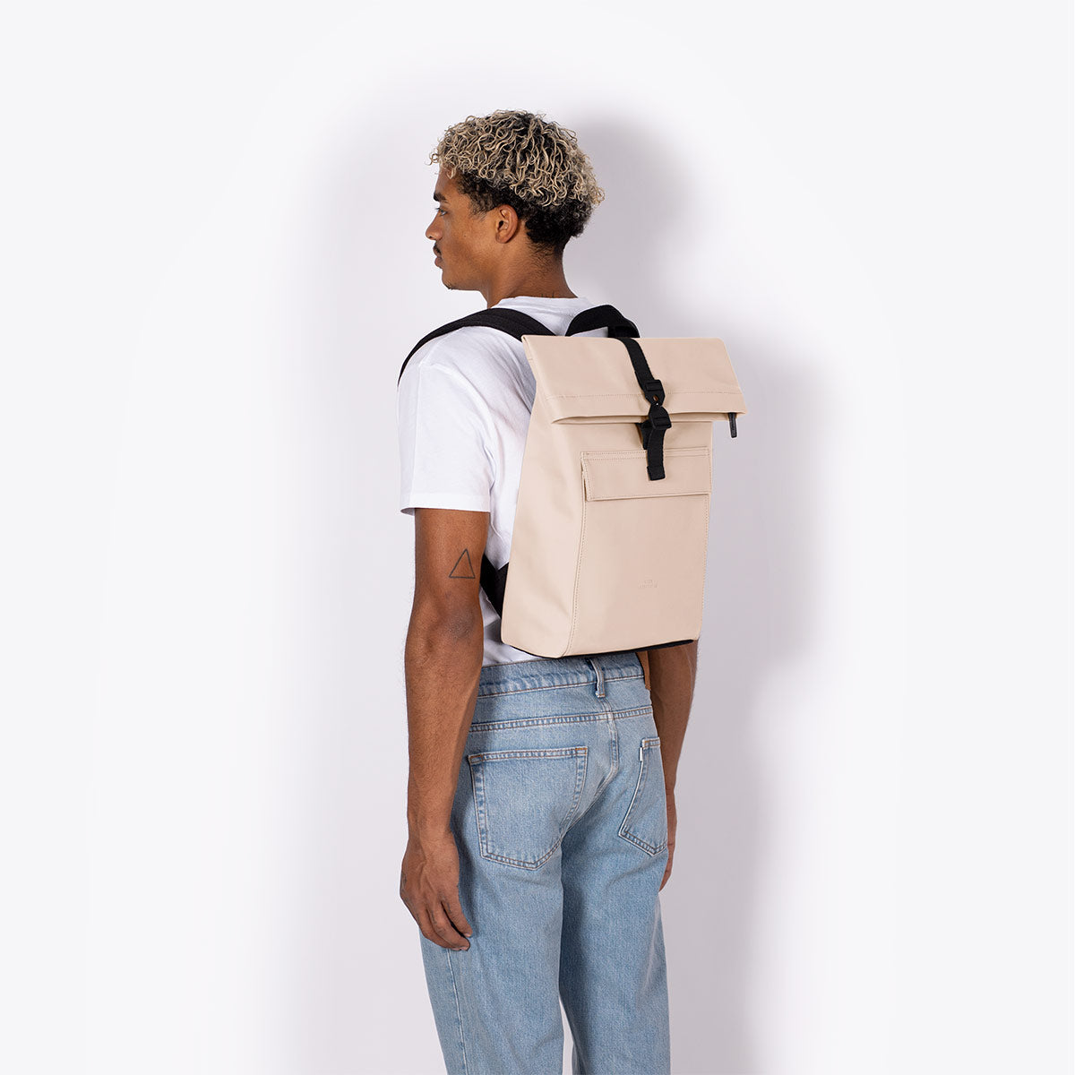Jasper Roll-Top Backpack - Light Apricot / Mini